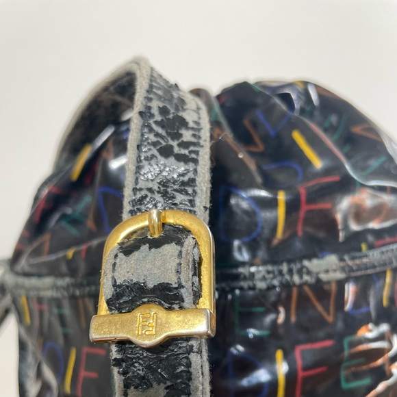 Funky Vintage Fendi Bucket Bag Rainbow - Picture 5 of 8